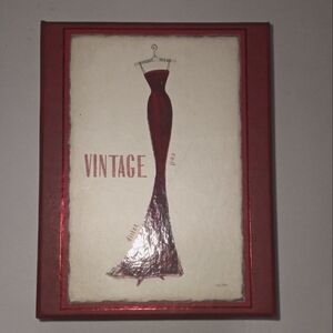 ⭐️2 for $10⭐️Red Vintage-Inspired 16 Pc Notecards + Matching Stationery Box